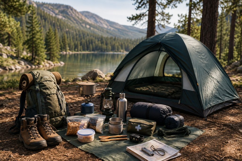 Wondering what to bring camping? Use this complete camping packing checklist to prepare your tent, food, clothing, cooking gear, safety supplies, and more.