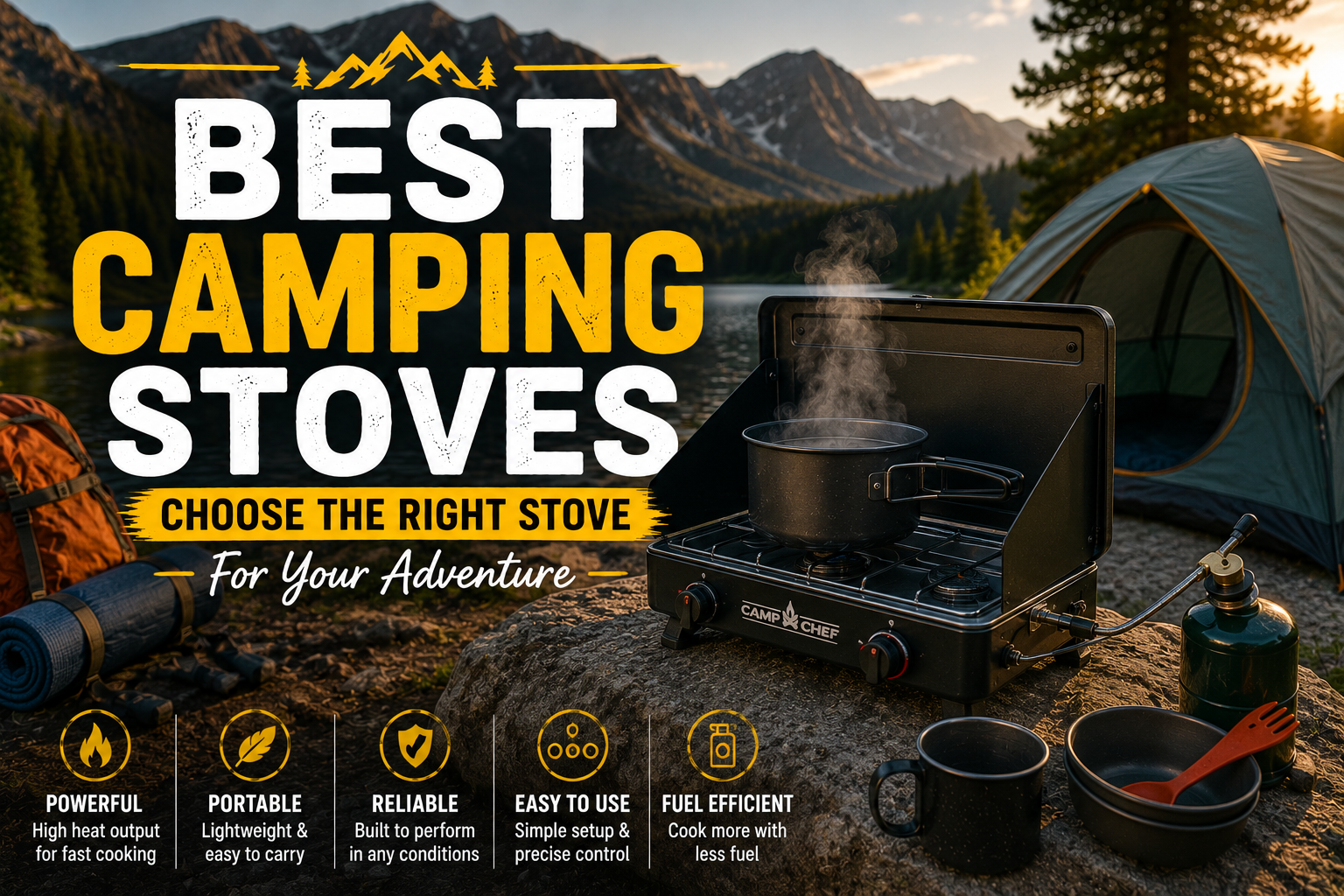 Best camping stoves for outdoor cooking