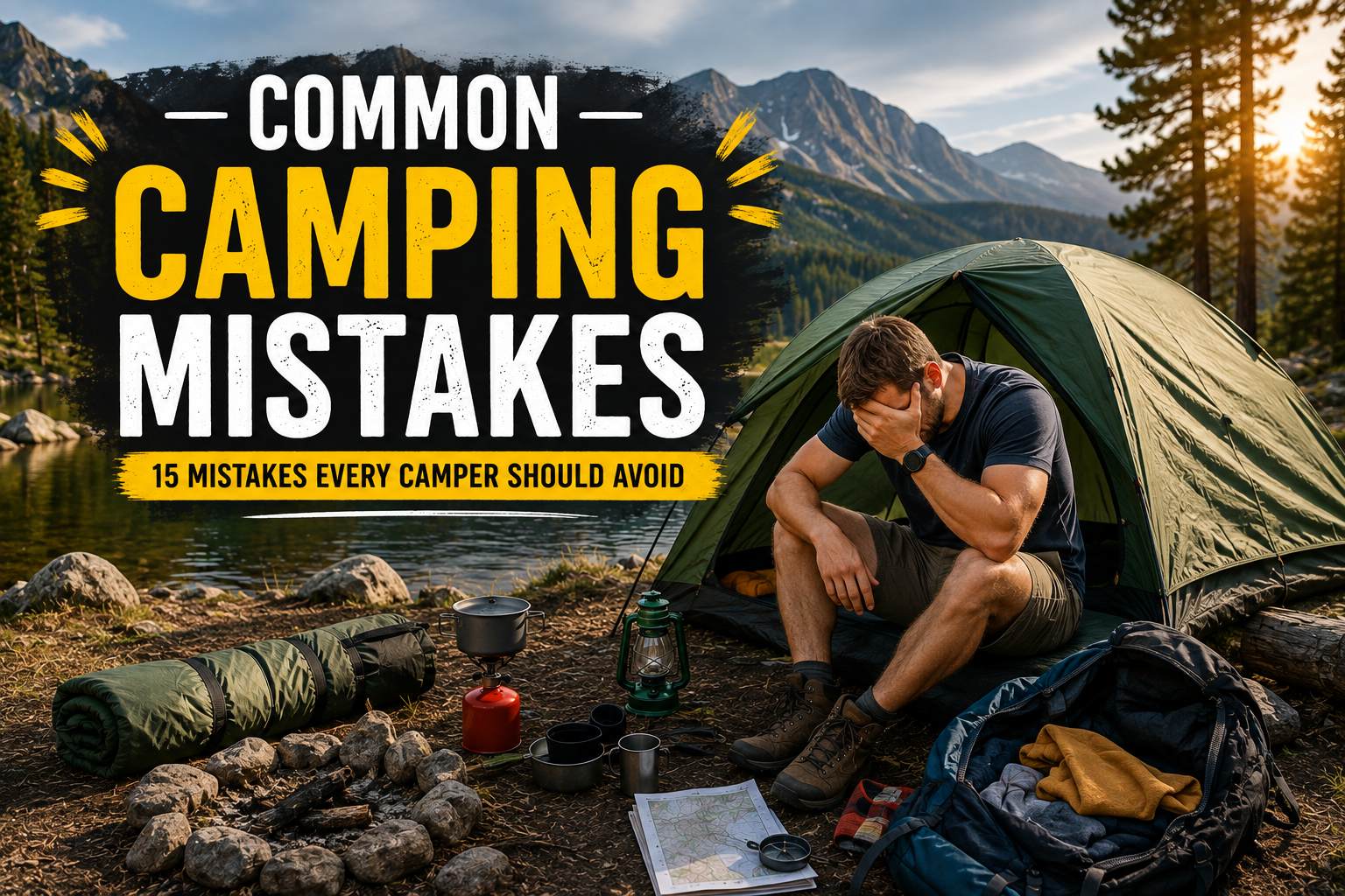 Common camping mistakes beginners should avoid