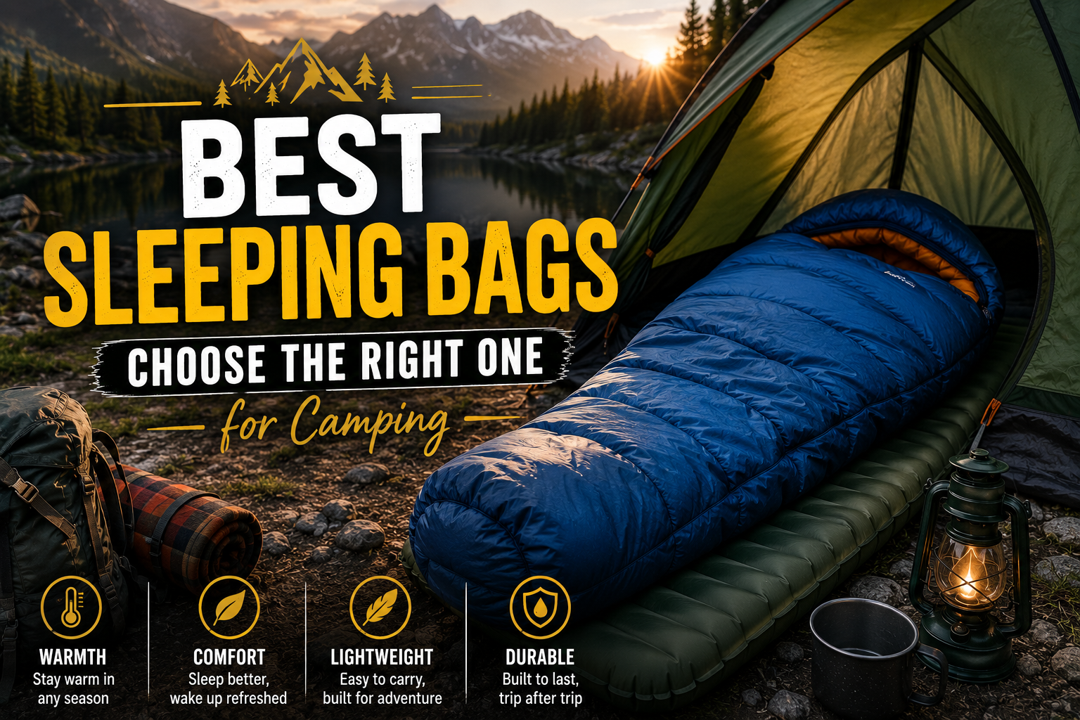 Best sleeping bags for camping and outdoor adventures