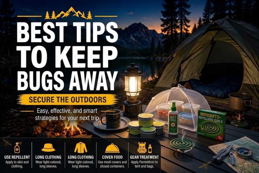 How to Keep Bugs Away While Camping: 15 Easy Tips