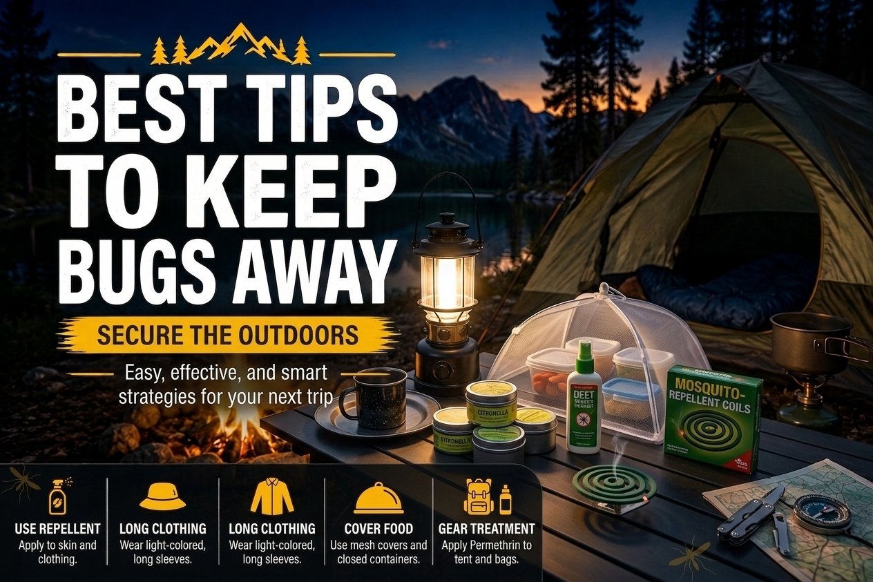 How to Keep Bugs Away While Camping: 15 Easy Tips