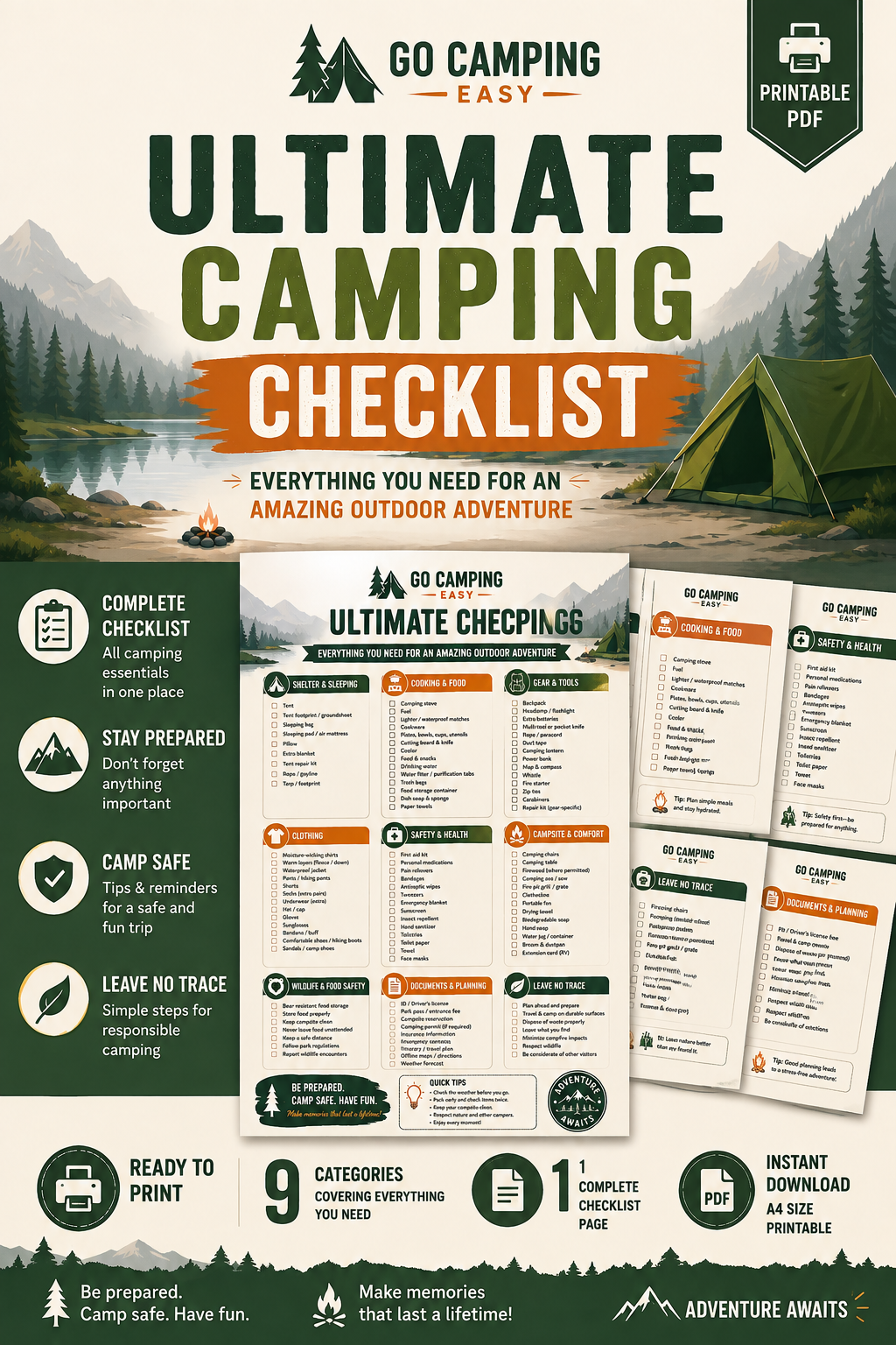 Ultimate Camping Checklist